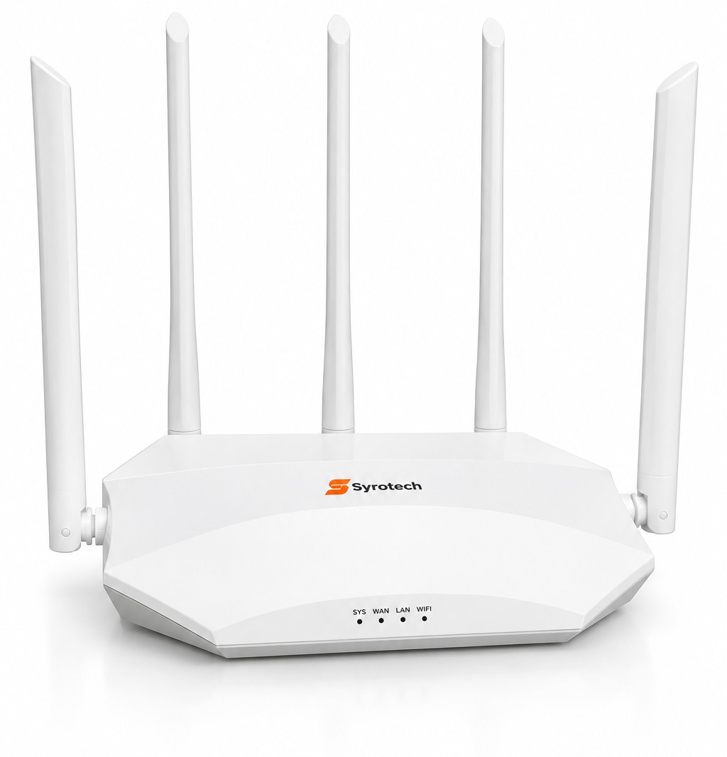 Syrotech four-antenna Wi-Fi router